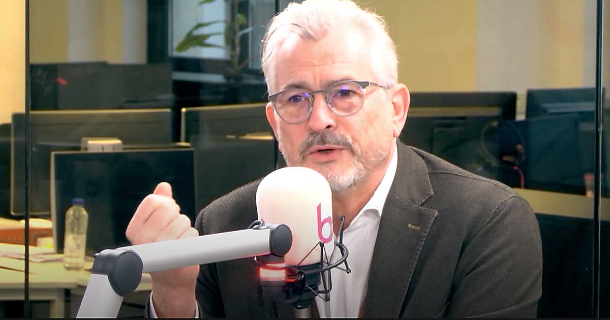 Bernard Clerfayt au micro de « Bonjour Bruxelles » sur BX1