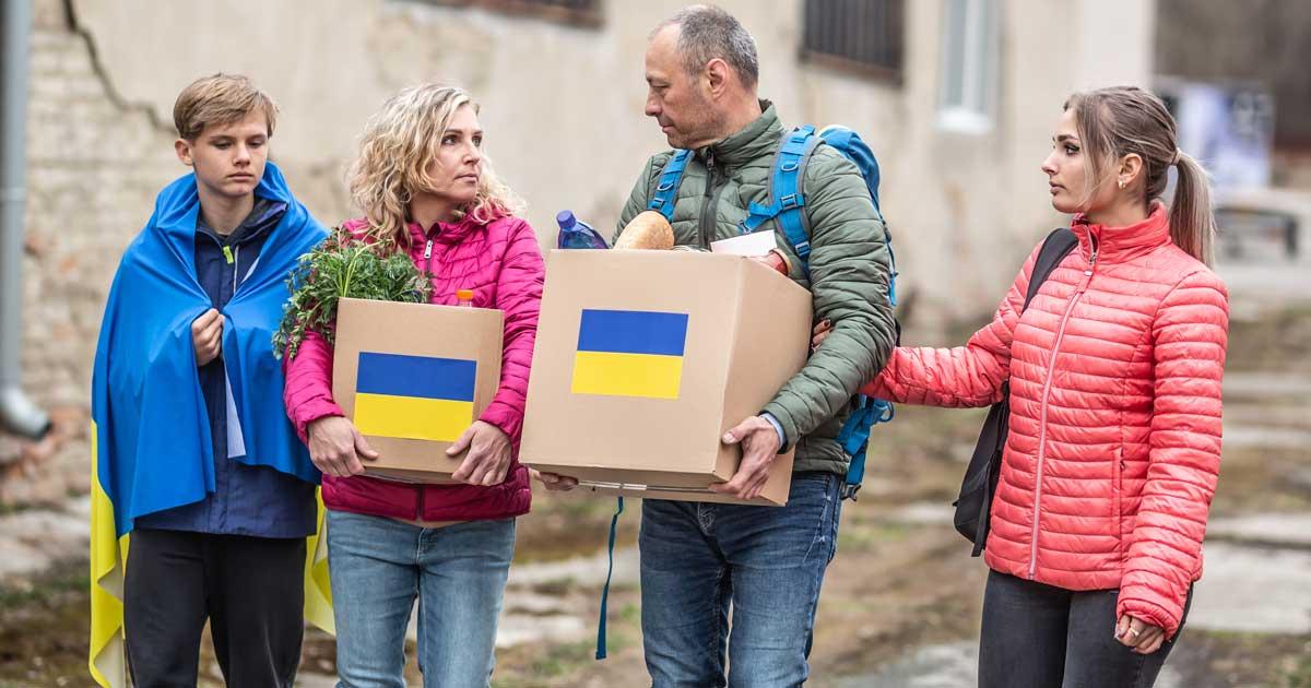Accueil des familles ukrainiennes